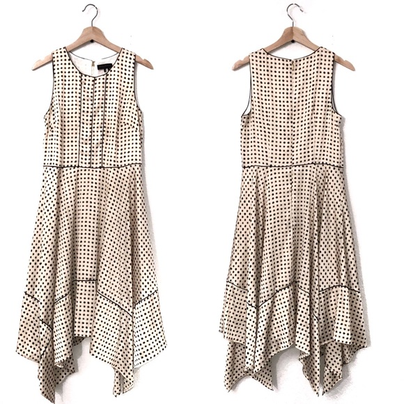 Donna Karan New York Printed Trapeze Hem Dress - Picture 3 of 8